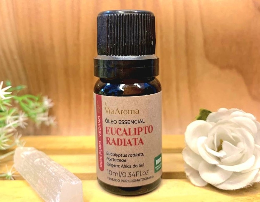 Óleo Essencial Eucalipto Radiata Via Aroma - 10 ml