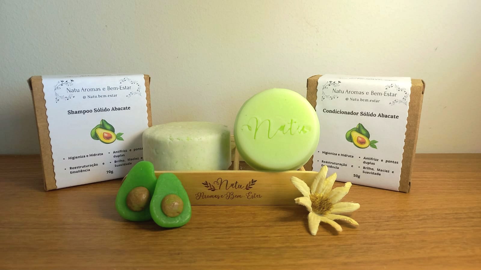 Shampoo sólido Abacate- Natu - Imagem 2